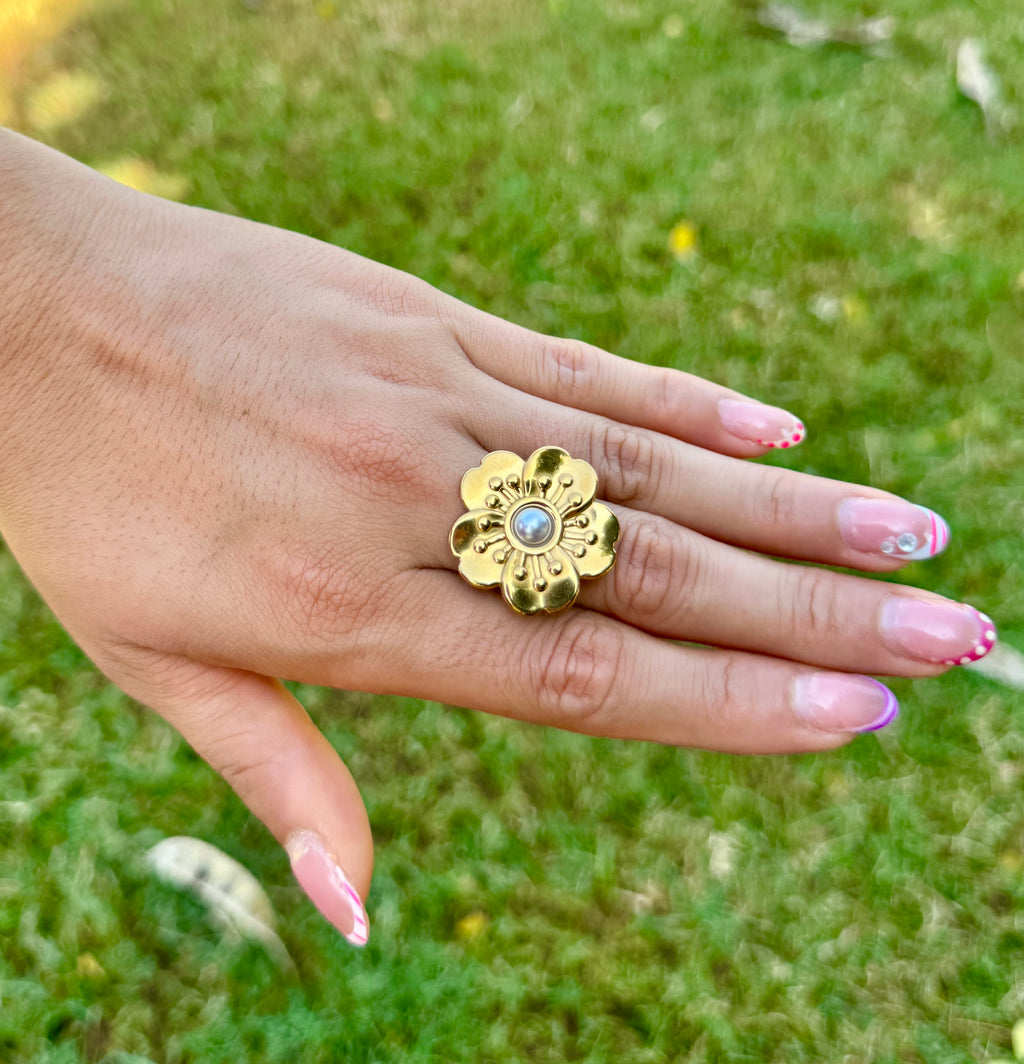 Anillo de flor
