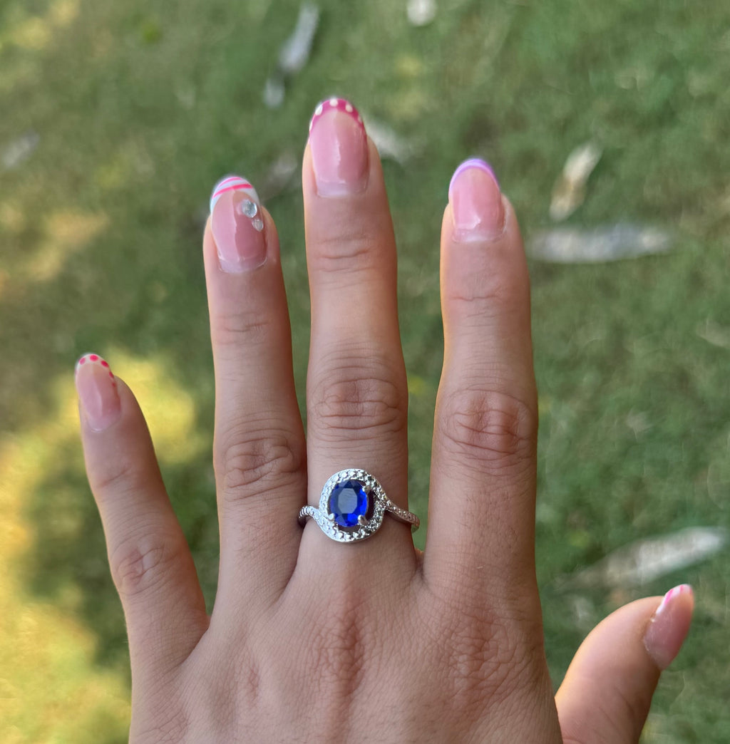 Anillo de zafiro