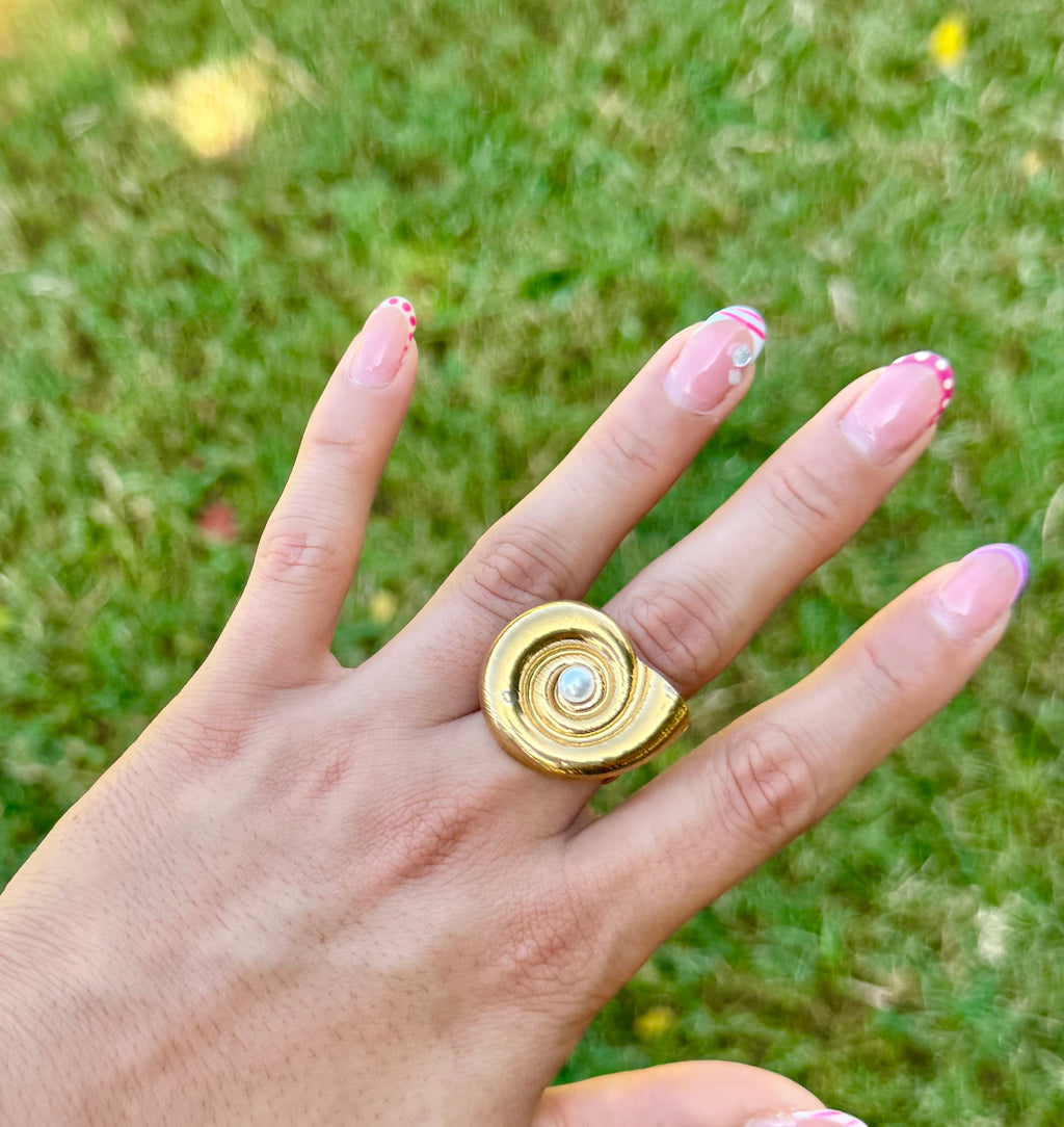 Anillo caracola