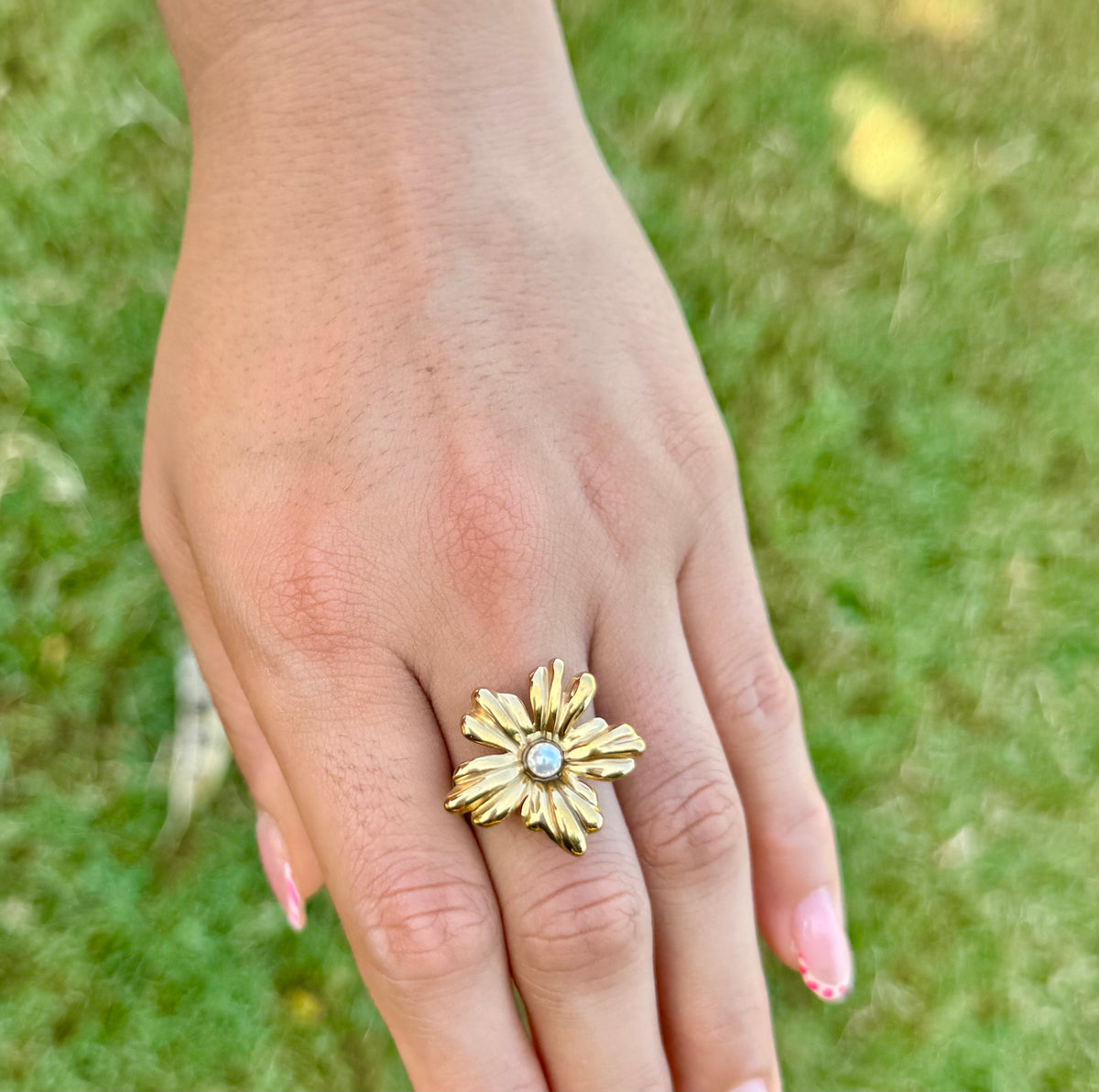 Anillo de flor