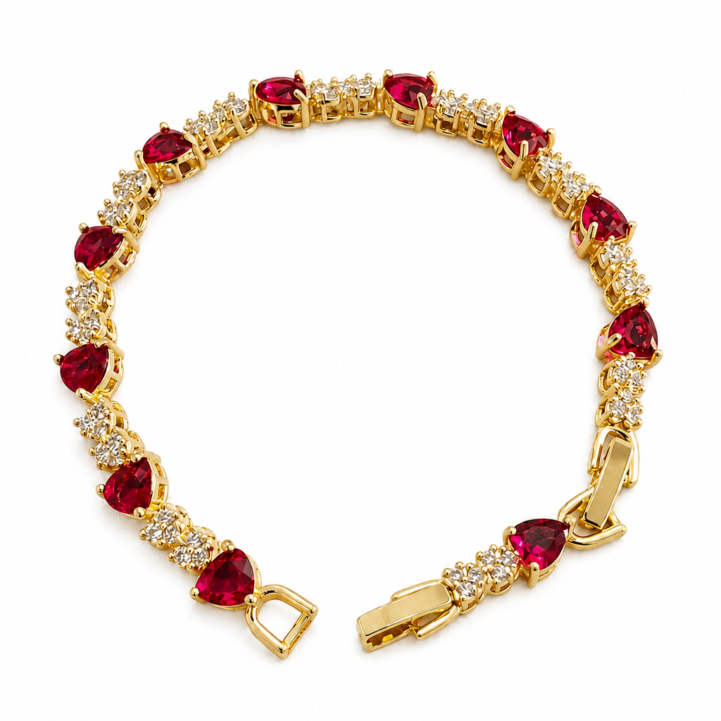 Ruby Bloom pulsera