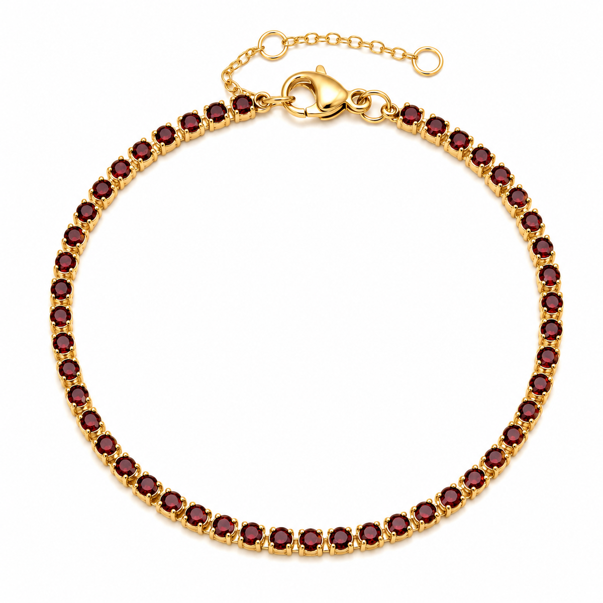 Pulsera tenis roja