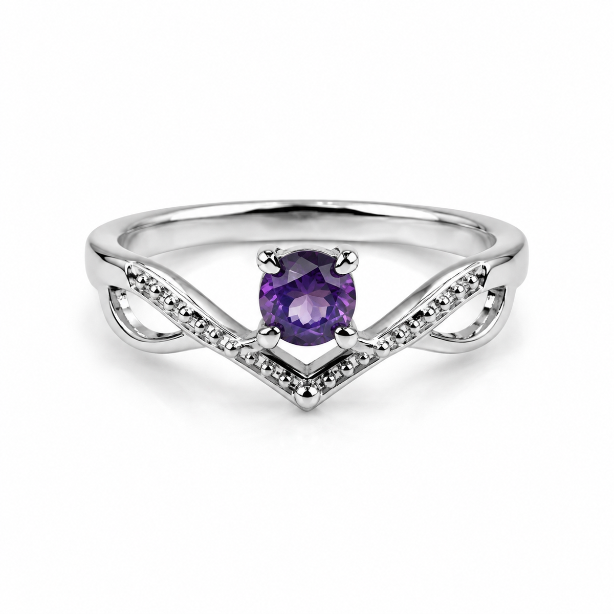 Anillo de amatista