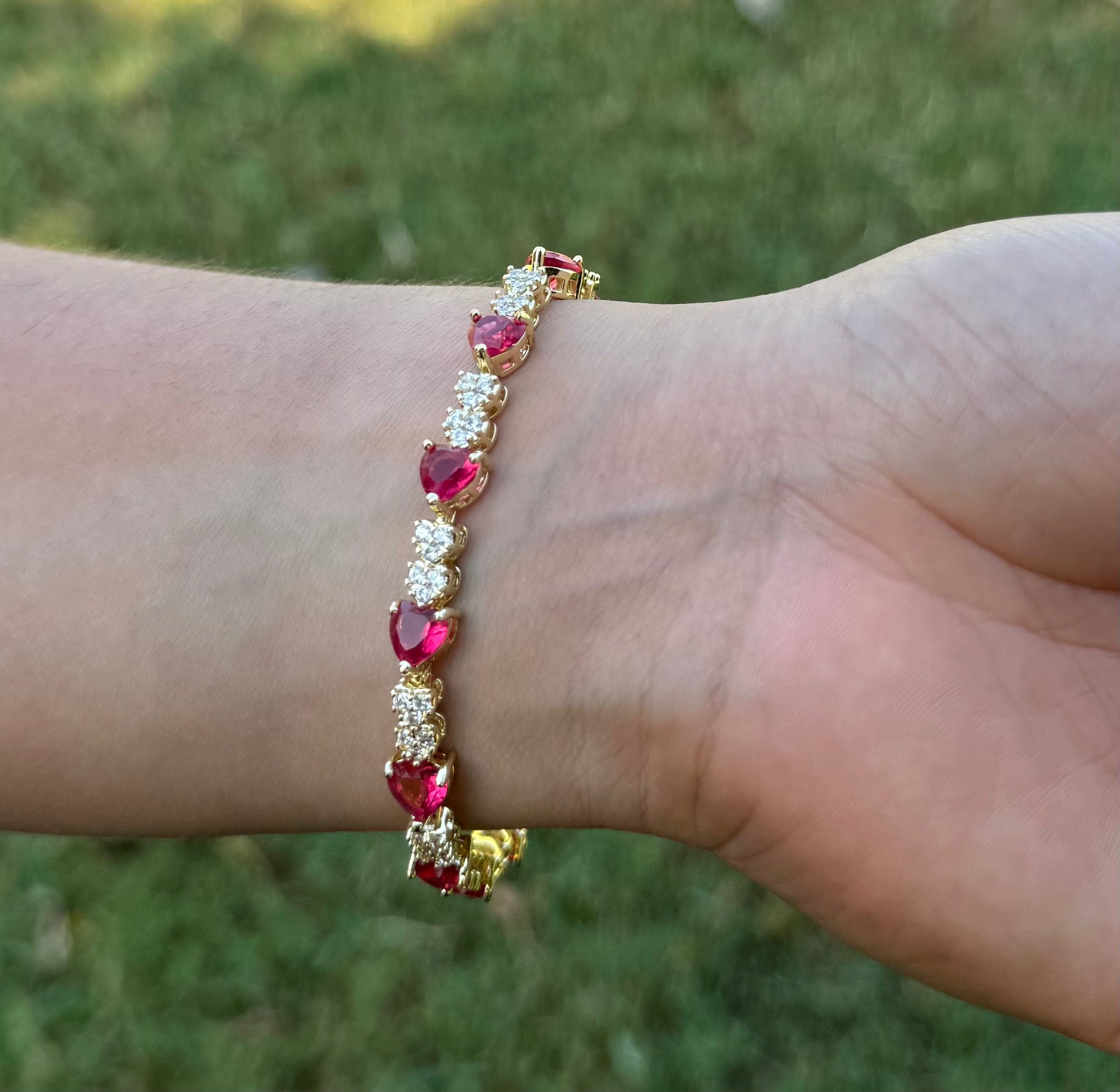 Ruby Bloom pulsera